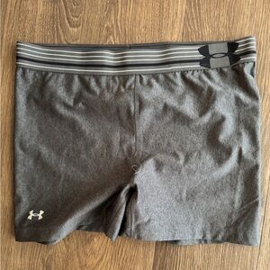 Under Armour Charcoal Gray Performance Compression Shorts